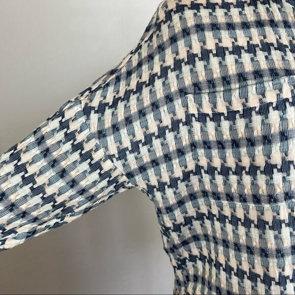 Lou & Grey for LOFT Multi Colored Houndstooth Top XS - Picture 6 of 10